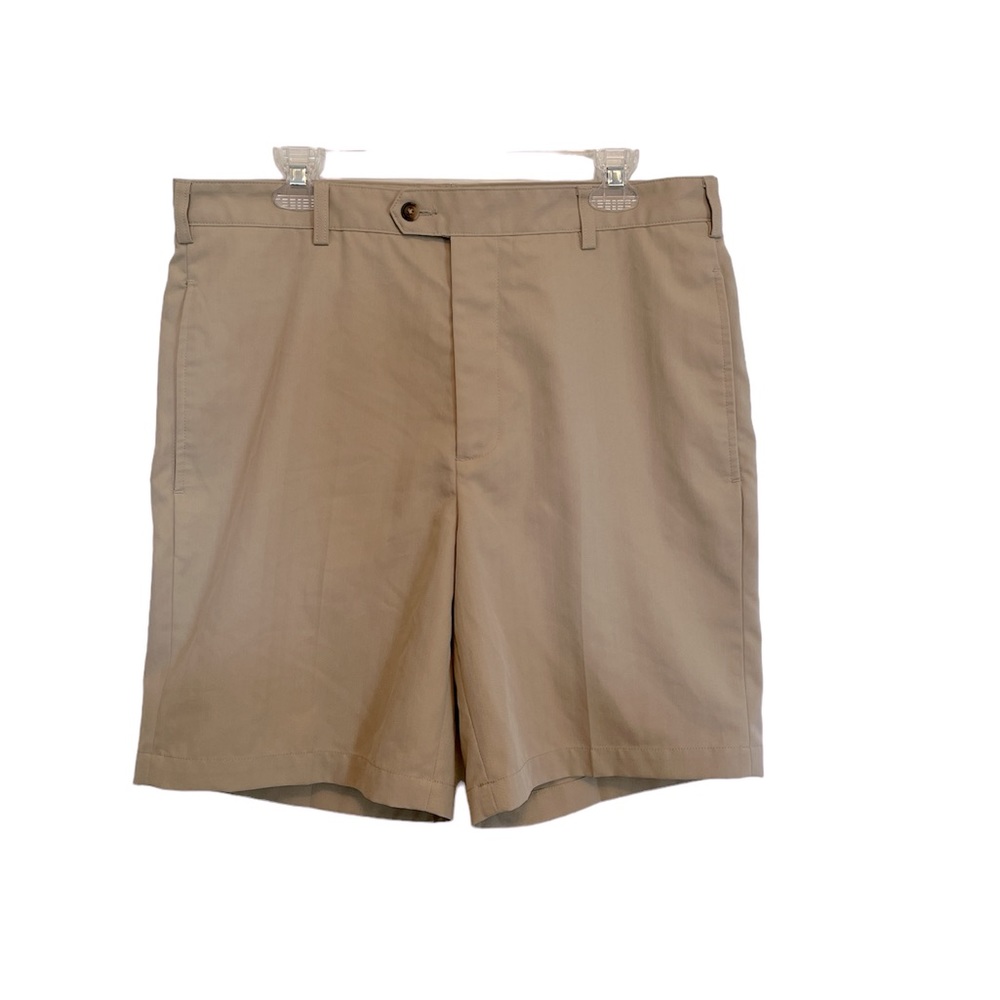 Donald Ross Solid Light Tan Golf Shorts 35